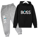Streetwear New Spring And Autumn Children Hoodie Set Boys Girls Casual Long Sleeve Hoodie Tops+Pants Sportswear 2-14 Years Old - M & M Global