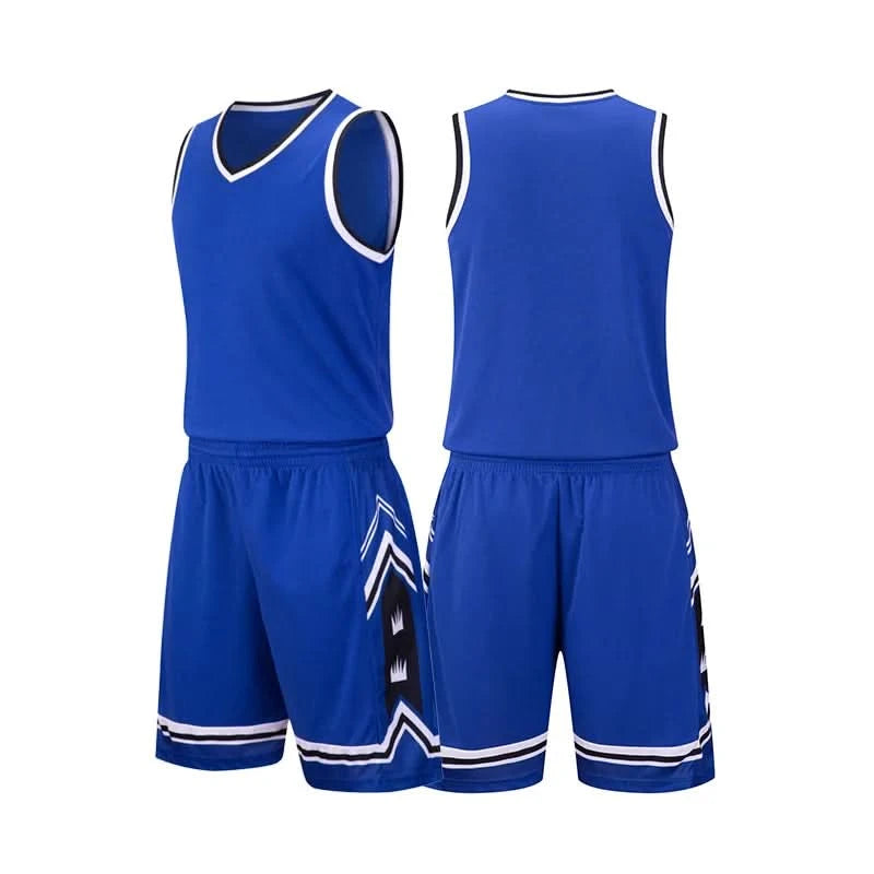 Kid Basketball Jersey Quick-drying Training Uniform Shirts Children Sportswear Kit Boys and Girls Tracksuit Sport Suit Clothes - M & M Global