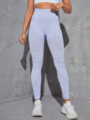 Sports Pants With Sexy Lines Lifting Buttocks Sports Tight Pants Women's High Waisted Elastic Fitness Pants Running Yoga Pants