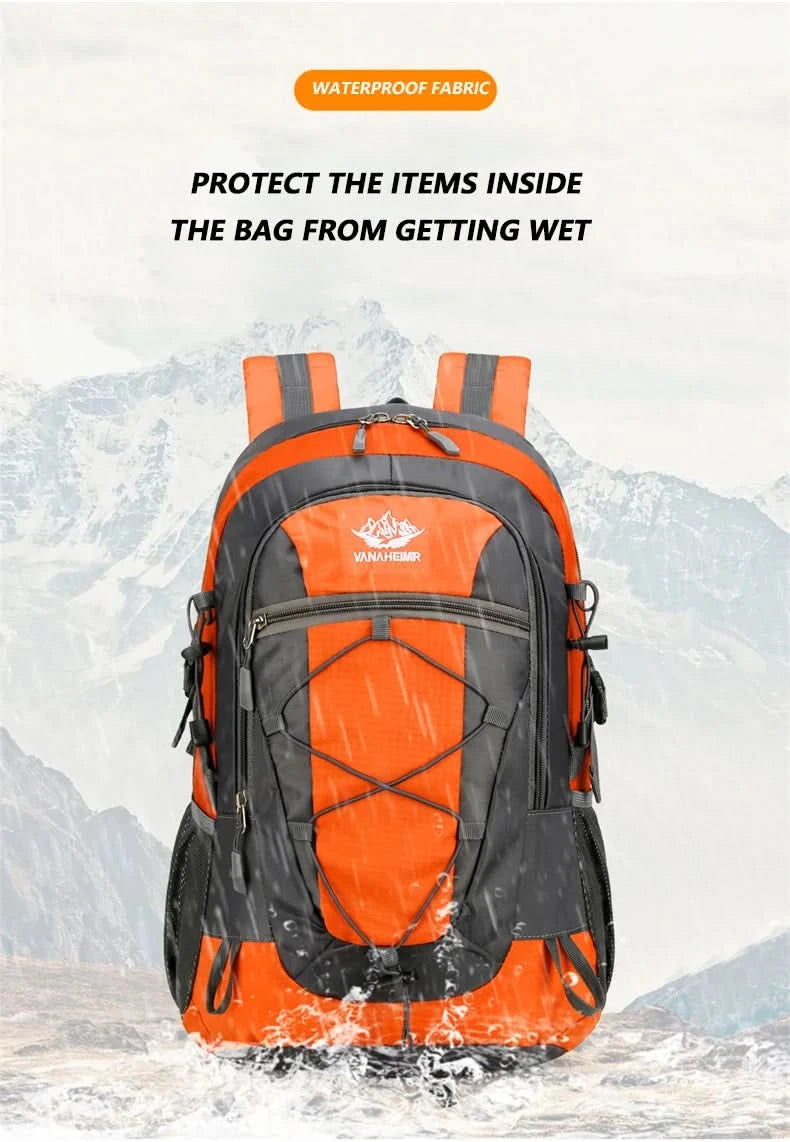 Waterproof hiking backpack, lightweight outdoor hiking bag, high-quality large capacity travel bag for hiking - M & M Global