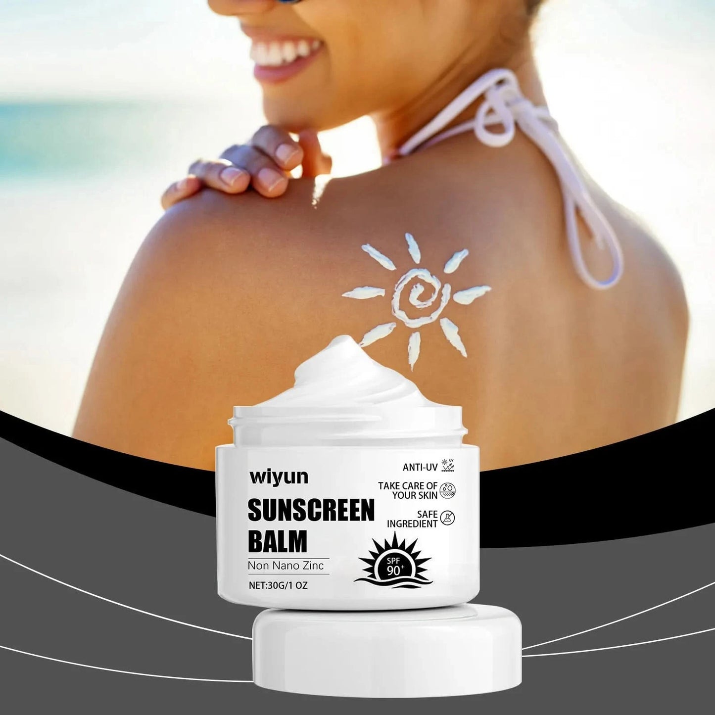 Facial Body Sunscreen Anti UV SPF90 Shine Protection Sunblock Solar Isolation Oil-Control Refresh Moisturizer Brighten Sun Cream - M & M Global