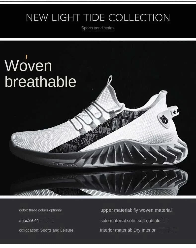 2025 Lightweight Men's Running Shoes - Breathable Gym Sneakers for Teens, All-Purpose Training & Walking Shoes with Mesh Comfort - M & M Global