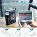 New 3 In 1 Fan AIr Conditioner Household Small Air Cooler LED Night Light Portable Humidifier Air Adjustment Fan Office Home Fan - M & M Global