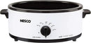 4816-14 Porcelain Roaster Oven, 6 quart, White - M & M Global