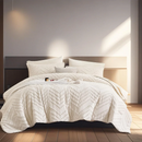 Tufted Comforter Set-7 Pieces in a Bag, Bedding Sets with Comforters,Flat Sheets, Fitted Sheet,2 Pillowcases & 2 PillowShams