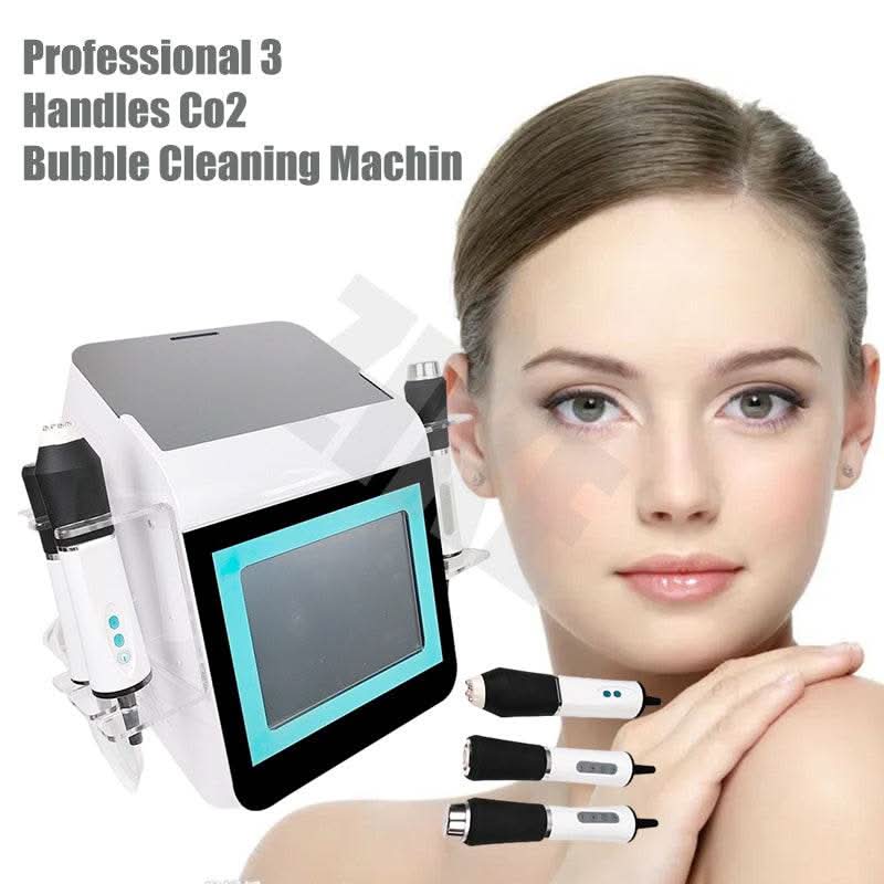 3 In 1 Ultrasound Oxygen Bubble Facial Lifting Skin Care Whitening CO2 Oxygention Therapy Skin Rejuvenation Moisturizing Machine - M & M Global
