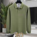 100% cotton trendy fashion brand spring and autumn new comfortable long sleeved men hot selling designer original polo shirt top