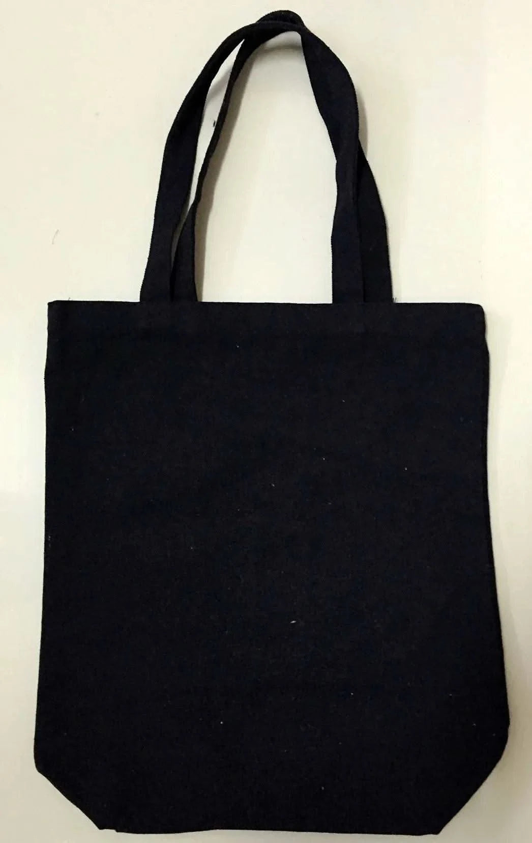5 Pieces Set Blank Canvas Shopping Bags Reusable Foldable Casual Daily Shoulder Tote Handbag For Personalized Logo & Name Custom - M & M Global