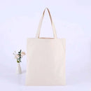 5 PCS Large Capacity Canvas Tote Shoulder Bag Fabric Cotton Cloth Reusable Shopping Bag Eco Tote Bag Casual Beach HandBag Daily - M & M Global