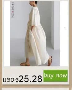 LANMREM Women's Clothing Long Dress Turn Down Collar With Button Pockets Loose Casual Dresses Female Streetwear Fashion 2C2019 - M & M Global