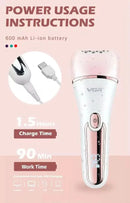 VGR Hair Trimmer Professional Hair Removal Tool Electric Epilator Lady Shaver Waterproof Hair Remover Epilator for Women V-733 - M & M Global