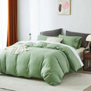 Boho Duvet Cover – All Season Soft Bedding Set, Solid Color Chic Duvet Cover for Twin, Full, Queen, King – Lightweight Bohemian Style Bedroom Decor