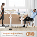 JHK Electric Standing Desk Height Adjustable 40x24 Inch Stand Up Sit Stand Computer Desk Workstation Ergonomic Work Table