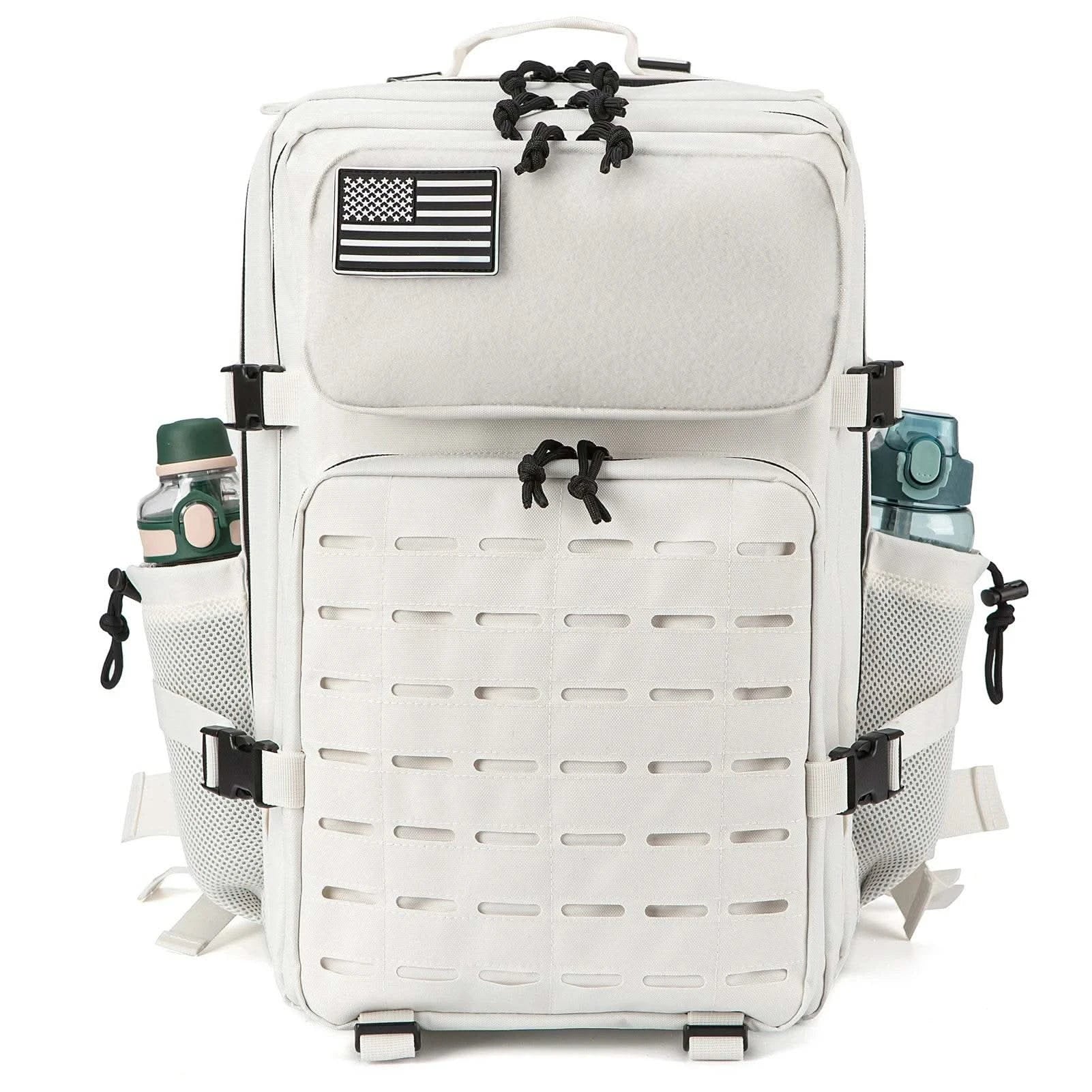 25L/45L Tactical Backpack for Men and Women Outdoor Survival Bug Out Bag Small School Rucksack Hking with Bottle Holder - M & M Global