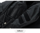 Men Long Parka Fashion Brand Casual Winter Windbreaker Jacket with Hood Coats Fashion Clothing Men All-match Thicken Warm Parkas