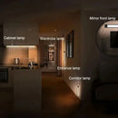 40CM LED Motion Sensor Under Cabinet Closet Light USB Rechargeable Kitchen Lamp Strip