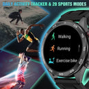 AI Voice Smartwatch Equipped With Flashlight Illumination And 500mah Ultra Long Battery Life - Suitable For Fitness Tracking