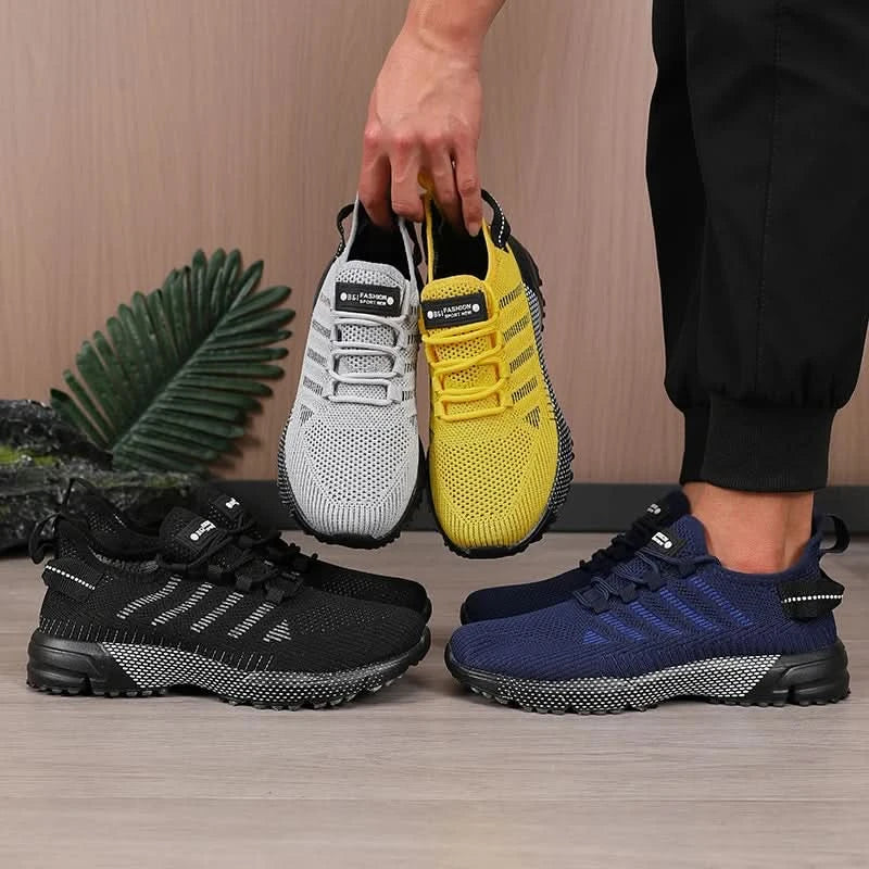 Hot Selling Men's Running Shoes Breathable Casual Non Slip Fashionable Trendy Outdoor Fitness Training Size 36-46 Sports Shoes - M & M Global