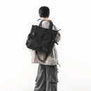 Japanese tooling style ballistic nylon tote bag men's shoulder commuter messenger bag large capacity computer handbag briefcase - M & M Global