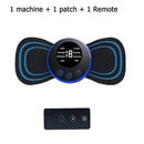 Neck Massager LCD Display EMS Electric Cervical Massage Patch Low-Frequency Pulse Muscle Stimulation Pad For Relaxation - M & M Global