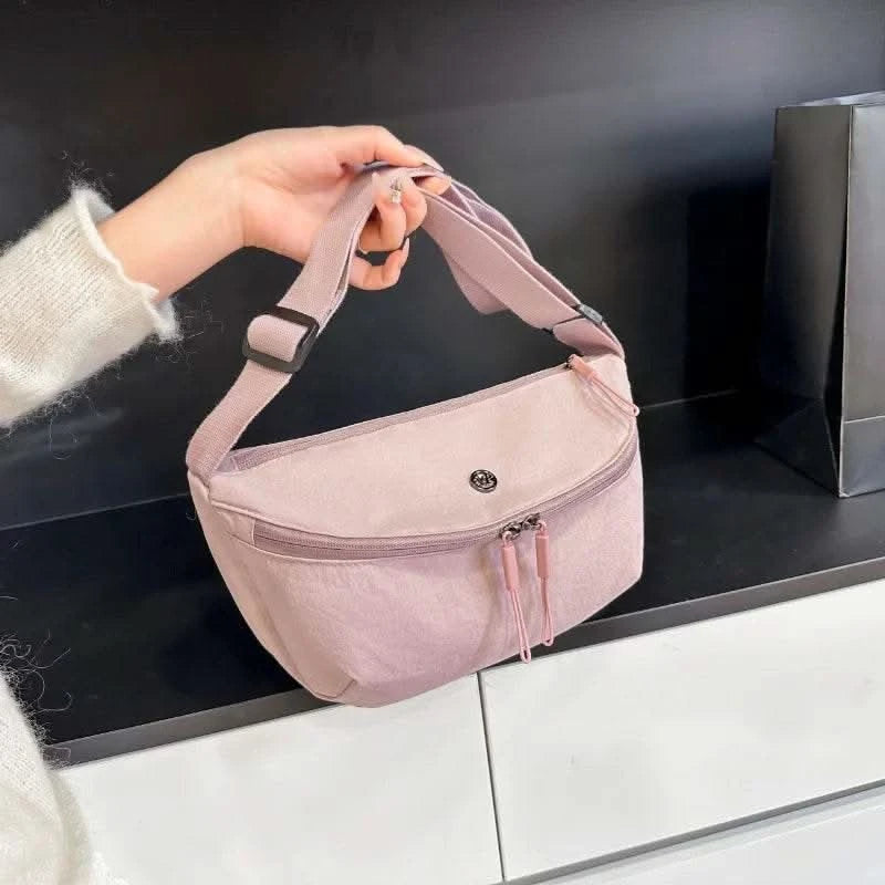 Bag Women 2025 New Korean Versatile Popular Saddle Bag Shoulder Bag Sports Commuter Crossbody Multi functional Backpack - M & M Global