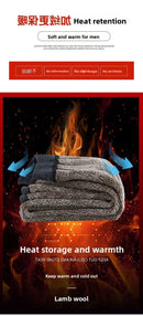 Extra Thick Lamb Velvet Fleece Lined Wide Leg Pants Fashionable Casual Trousers Loose Fit Woolen Pants for Women