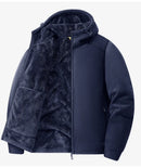 Men's Warm Jacket, Sports Hooded Sweatshirt, Oligon Fabric Coat, High-quality Design, Warm Coat with Fashionable Hood 2025 New