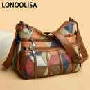 Soft Leather Purses and Handbags Casual Shoulder Crossbody Bags for Women 2024 Vintage Multi-pocket Ladies Messenger Bags Design - M & M Global