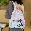 Kawaii Hello Kitty Kuromi Cinnamoroll Backpacks Cute Cartoon My Melody Pochacco Pompom Purin Anime Storage School Bag Sac A Dos - M & M Global