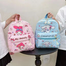 Sanrio Kuromi Hello Kitty My Melody Cinnamoroll Cartoon Backpack Cute Pompom Purin Pochacco School Bag For Adults Kids Sac A Dos - M & M Global