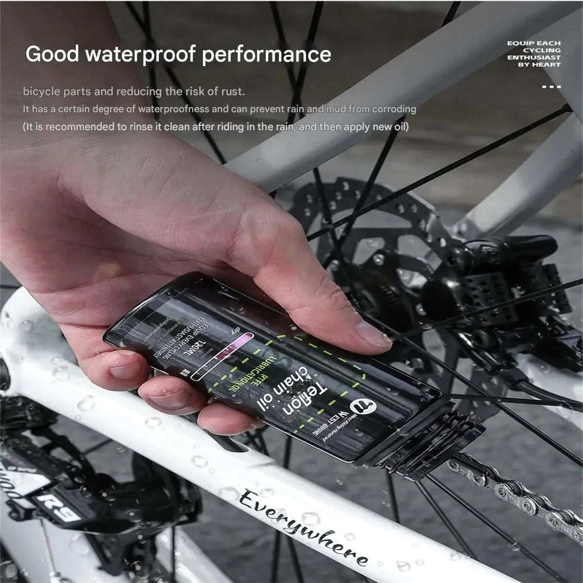 West Rider bicycle chain oil bicycle maintenance lubricant bicycle chain maintenance oil cycling equipment - M & M Global