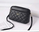 2025 Women's One Shoulder Small Square Handbag New Cross Border Foreign Trade Lingge PU Crossbody Versatile Small Messenger Bag - M & M Global