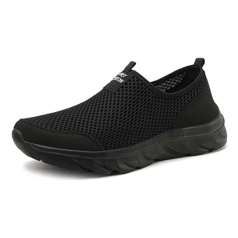 2023 Lightweight Men Casual Shoes Breathable Slip on Male Casual Sneakers Anti-slip Men's Flats Outdoor Walking Shoes Size 39-47 - M & M Global