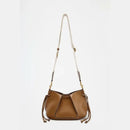 PLEATED MINI BAG, Women's Solid Color Simple Shoulder Bag, Fashionable Small Crossbody Purses, Luxury Design Handbag - M & M Global
