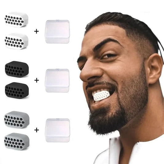 Jaw Line Exerciser Ball Jaw Line Trainer Face Facial Muscle Exercise Ball JawLine Chew Ball Face Muscle Training Fitness Equipme - M & M Global