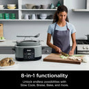 MC1001 Foodi PossibleCooker PRO 8.5 Quart Multi-Cooker, with 8-in-1 Slow Cooker, Dutch Oven, Steamer, Glass Lid Integrated Spoon - M & M Global