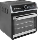 Air Fryer Oven 15-Quart with Digital Controls Easy-View Door and 16 Cooking Presets, Includes Eight Accessories, 1000-Watts, Bla - M & M Global