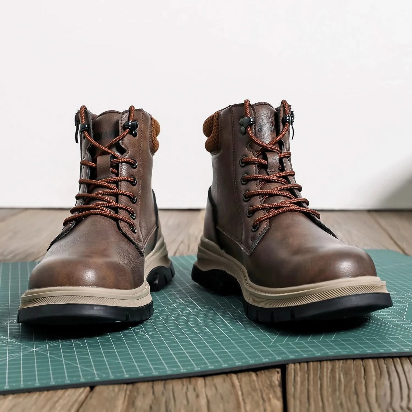 Waterproof Safety Boots Men Indestructible Steel Toe Work Boots Anti-smash Stab-resistant Safety Shoes Biker Botas Para Hombre
