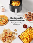 5.5QT Air Fryer with Heat-Q Technology, Quick and Easy Meals, 8 Preset Menus and Menu-IQ Function, 1-Degree Fahrenheit Precision - M & M Global
