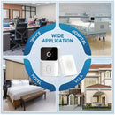 Tuya Smart Video Doorbell Camera HD Wireless doorbell for Home Security, Night Vision, Voice Change, 2-Way Audio, Waterproof - M & M Global