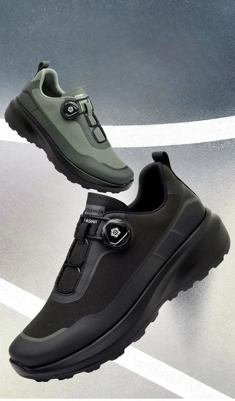 Fashion Casual Men's Shoes Designer Rotating Buckle Men Sneakers Thick-Soled Comfortable Outdoor Walking Shoes Zapatillas Hombre - M & M Global