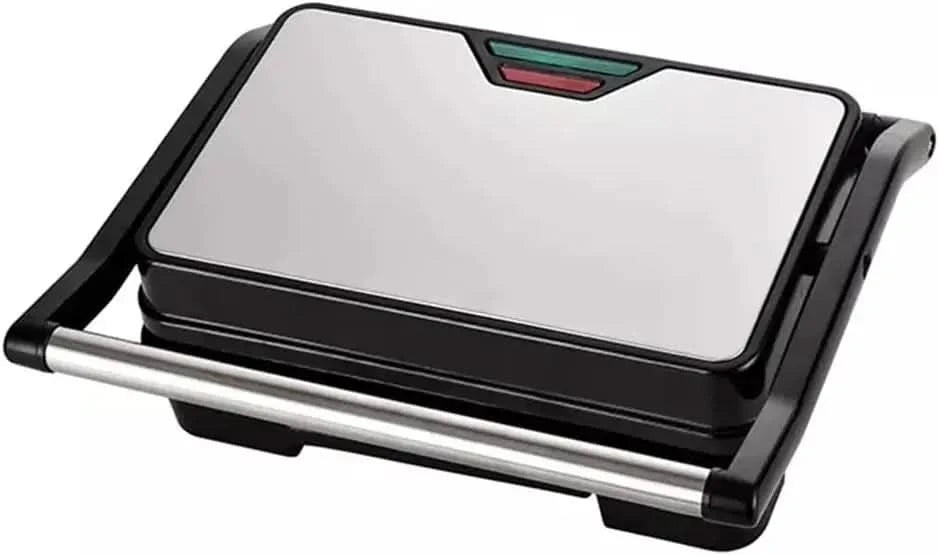 Panini Maker Household Stainless Steel 850W High Power Nonstick Pan Steak Machine Sandwich Machine Barbecue Machine Breakfast Ma - M & M Global