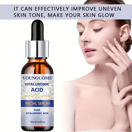 YOUNGCOME Hyaluronic Acid Facial Serum Nourishes The Skin Remover Moisturizing Repair Anti-aging Essence Facial Skin Care - M & M Global