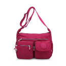 High Quality A4 Nylon Men Women Shoulder Messenger Bag Cross Body Purse Waterproof Lightweight Green Black Blue Purple Red M0938 - M & M Global
