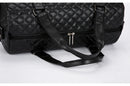 Duffle Tote Gym Fitness Bags for Woman PU Leather Handbag Travel Luggage Shoulder Sports Shoes Pocket Weekend Crossbody Bags