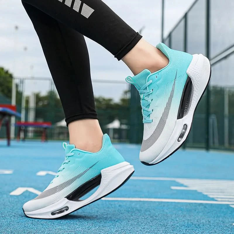 Men Running Sneaker Air Cushion Marathon Running Shoes Breathable Runner Trainers Women Platform Sports Shoes Speciality Sneaker - M & M Global