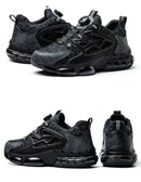 Steel Toe Shoes for Men Indestructible Work Boots Lightweight Safety Shoes Walking Anti-smash Anti-puncture Protective Sneakers