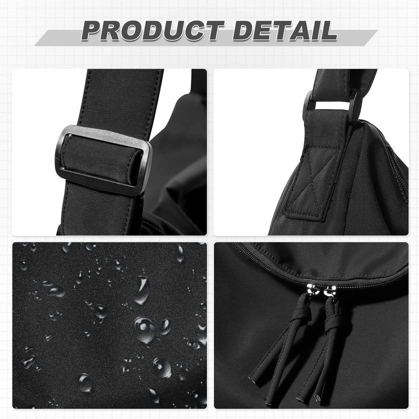 Style Shoulder Bag Nylon Waterproof Messenger Bag School Bag Simple Men's & Women’s Bag   Designer Sling Crossbody Bag, City Bag - M & M Global