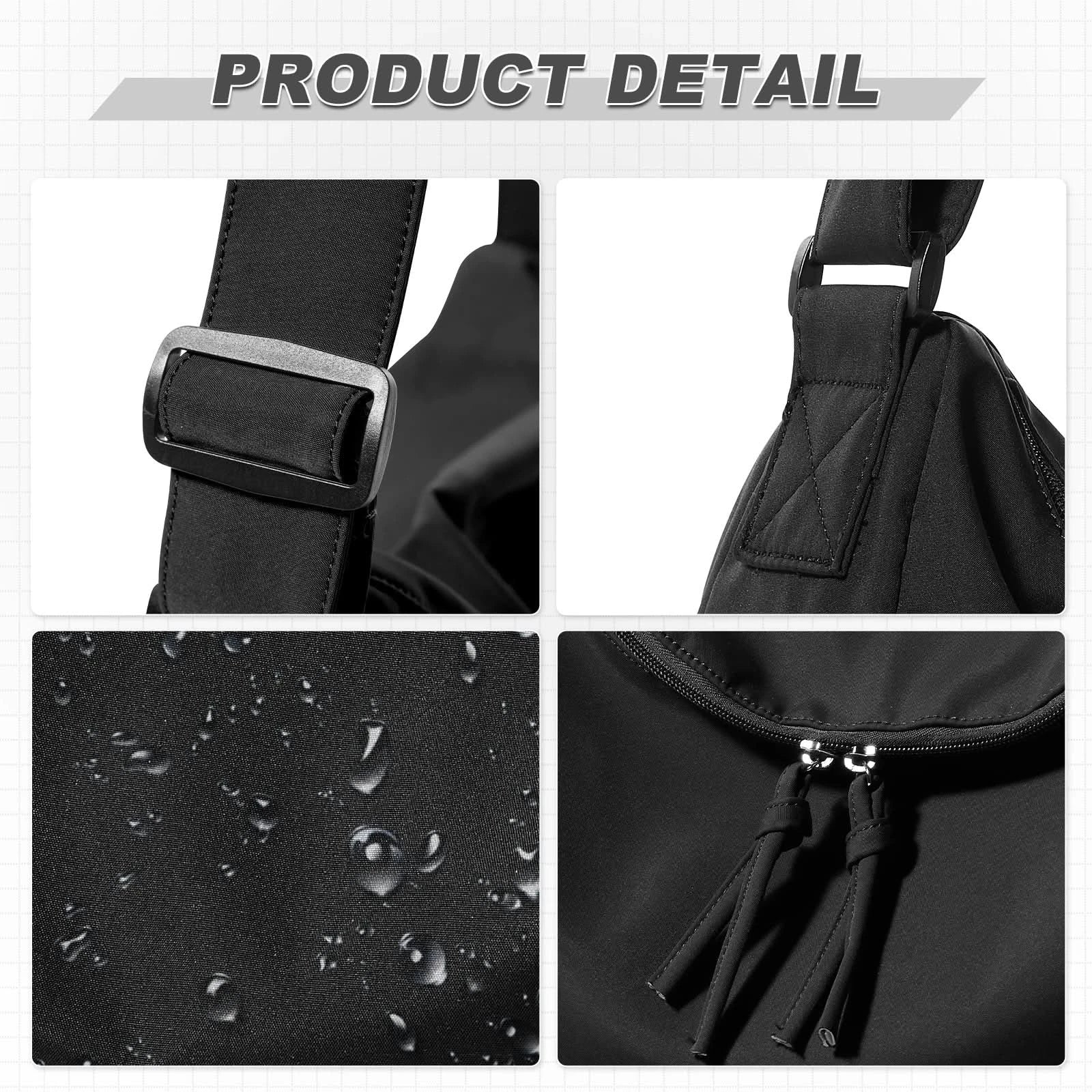 Style Shoulder Bag Nylon Waterproof Messenger Bag School Bag Simple Men's & Women’s Bag   Designer Sling Crossbody Bag, City Bag - M & M Global
