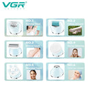 VGR Hair Trimmer Professional Hair Removal Tool Electric Epilator Lady Shaver Waterproof Hair Remover Epilator for Women V-733 - M & M Global